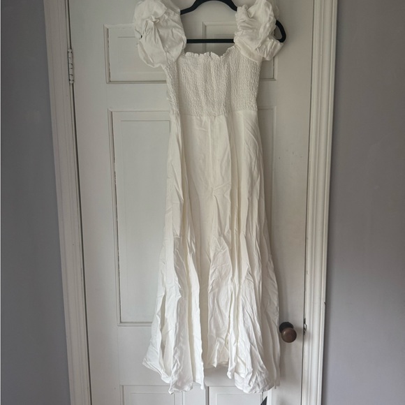 NWT Astr The Label White Midi Dress - Picture 4 of 5